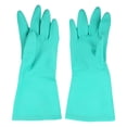 thumbnail image 1 of Guantes de limpieza, 1 par de guantes protectores de caucho de nitrilo Protección de manos para el trabajo Excelencia verdadera, 1 of 14