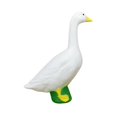 thumbnail image 3 of Estatua de goose blanca escultura de resina manualidad de la estatua de animales de la estatua de animales de escritorio para el gabinete del jardín d, 3 of 8