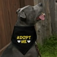 thumbnail image 3 of Adopt Me Dog Pet Bandana - Black, 3 of 4