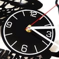 thumbnail image 2 of Vinyl Record Wall Clock Ballet Style Silent Gift for Friend Home Decoration Accessorie Living Room Decor 12 Inch, 2 of 6