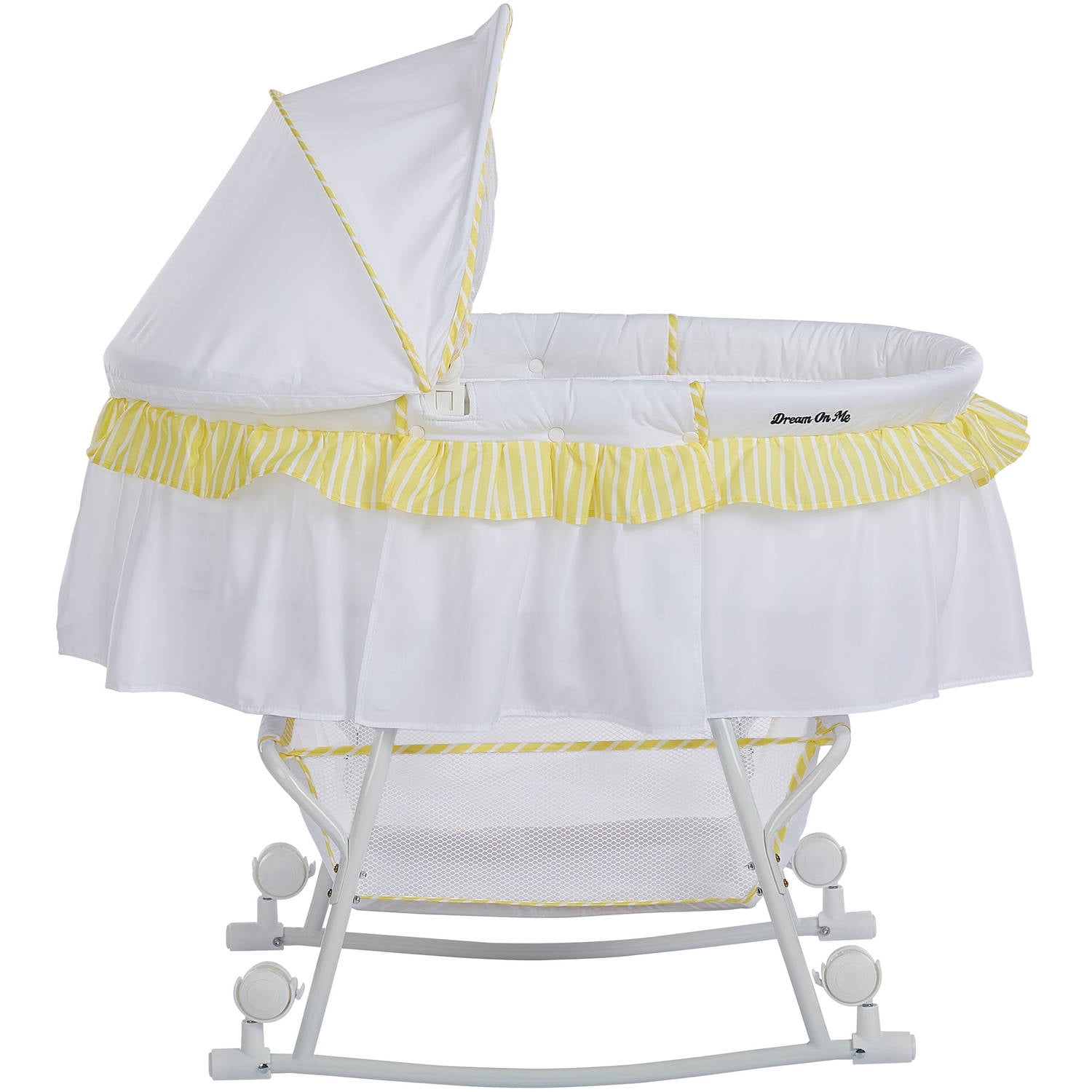 yellow bassinet