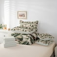 thumbnail image 6 of Feelyou Girly Green Tree Twin Bedding Sets 7-Piece, Rustic Winter Snowflake Bedding Comforter Set, Merry Christmas Theme Reversible Sheet Sets, Ultra Soft Home Decor, 6 of 8