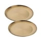 thumbnail image 1 of 2x de Cena de Fruta de de Acero Inoxidable Dorado Dia. 8 " Sunnimix Plato llano de acero inoxidable, 1 of 8