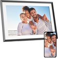 thumbnail image 1 of AGFA PHOTO - Realiview 10" 32 GB HD Digital Wi-Fi Photo Frame, Touchscreen, Weather, Clock, Wall Mount, Remote Sharing, Multimedia Display, 1200x800 Resolution - APF1000 Wi-Fi - Black, 1 of 1
