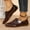 🔥 Brown, variant on Msgweeeg Womens Sandals Comfortable Womens Flats Women Casual British Style Fashion Spring and Summer Temperament Commuting Fashion Pointed Fashion Leather Shoes