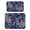 White-584, variant on 2pcs Exotic Paisley Coffee Bar Mat, Artistic Floral Absorbent Drying Mat for Coffee Station, Non-Slip Kitchen Counter Mat, 12x19in