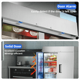 thumbnail image 4 of Coolski 54’’ Commercial Refrigerator with 8 Shelves, Stainless Steel Reach-in Refrigerators, 49 Cu.ft Large Capacity ETL NSF Certified, 4 of 8