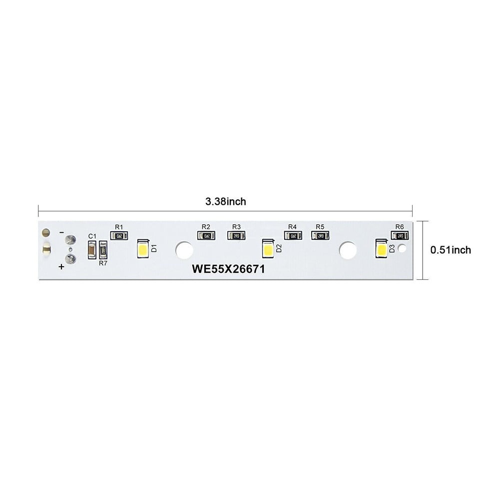 BLUESON New Wr55X26671 Led Light Board For Ge Refrigerators Led Strip