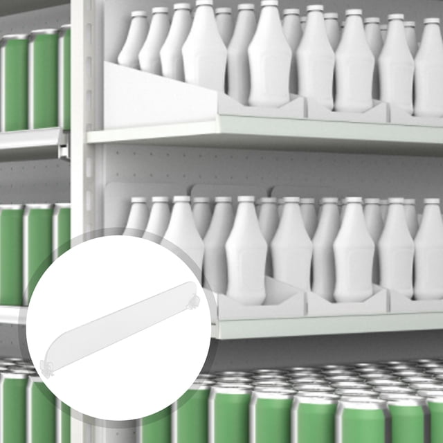 BRIGHTFUFU Small Acrylic Shelf Transparent Plastic Product Display Enhancement 2Pack for Retail Environment