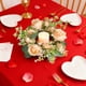 thumbnail image 1 of Candles Rose Rings V-alentine's Day Rose Rings Dining Table Party Decoration Candlestick Flower Wreath, 1 of 6