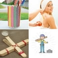 thumbnail image 4 of Amkoskr Natural Jumbo Craft Sticks 8" Length Wood Finish Tongue Depressors Birch Wood Stick Ice Cream Sticks 200 Pcs 200mm, 4 of 6