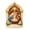 B, variant on Christmas Nativity Bell Ornament, Religious Scene Hanging Decoration with Decorative Frame for Christmas Tree and Seasonal Home Display