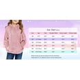 thumbnail image 3 of Sherrylily Girls Fuzzy Fleece Pullover Hoodies Sweatshirt Casual Loose Outwear Coat with Pockets 4-15 Years, 3 of 6