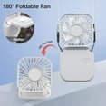 thumbnail image 6 of Cyeelves 57 in 3-Speed Foldable Hanging Neck Portable Handheld Fan, 6 of 7