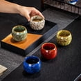 thumbnail image 2 of Juego de 5 Tazas de Té Chinas de Cerámica de 6 Oz con Colores Estilizados y Caja de Regalo Diseñada, 2 of 5