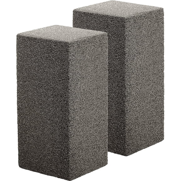 Eucatus Grill Cleaning Brick. Reusable, Non-Toxic, Non-Scratch Pumice Stone Bricks, 2 Pack