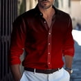 thumbnail image 4 of Camisa casual para hombre serie rojo blanco negro nuevo diseñador ropa casual suave cómoda moda otoño e invierno S-5XL, 4 of 5