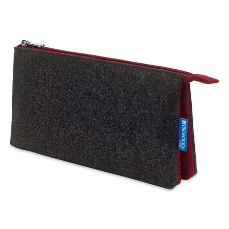 UPC: 0075633940337 | Itoya Profolio Midtown Pouch – Charcoal/Maroon 5 x 9
