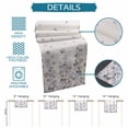 thumbnail image 6 of Light Purple Cherry Table Runner 70 Inches, Spring Floral Gray Flowers Blossom Beige Bed Runner Dresser Scarves Tabletop for Indoor Outdoor Parties/Ceremony/Banquet, 13" x 70", 6 of 9
