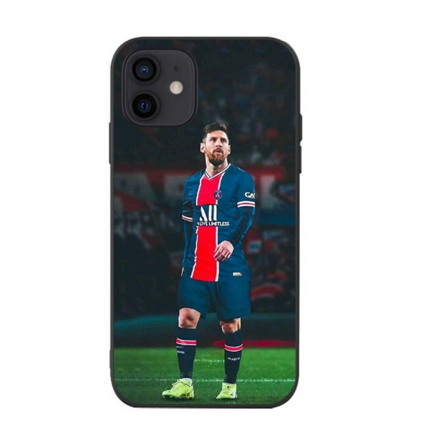 Étui iPhone 12 13 14 Pro Max, Étui Mode star du Football Messi 30