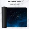thumbnail image 3 of Large Mouse Pad, Full Desk XXL Extended Gaming Mouse Pad 35" X 15", Waterproof Desk Mat with Stitched Edges, Non-Slip Laptop Computer Keyboard Mousepad for Office and Home, Smoke Design, 3 of 5