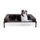 thumbnail image 1 of Cooling Cot Pet Dog Bed, Large, Chocolate/Black Mesh  Breeding Supplies ShopWise Round, 1 of 6