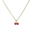 thumbnail image 6 of New Wine Red Cherry Gold Color Pendant Necklace for Women Personality Fashion Necklace Wedding Jewelry Birthday Gifts (Silver Tone,1 pc), 6 of 7
