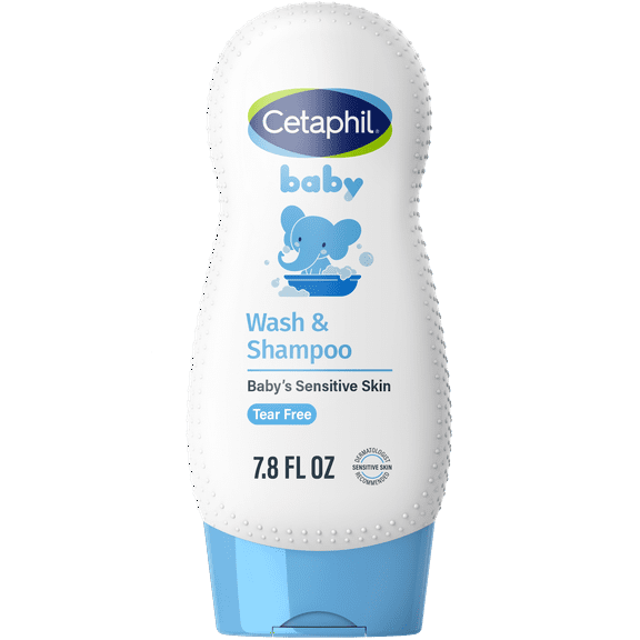 Cetaphil Baby Moisturizing Aloevera Body Wash and Shampoo, Organic Calendula, 7.8 fl oz