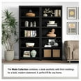 thumbnail image 6 of Prepac Moda Bookcase, Black Storage Cabinet, Display Cabinet 31.75" W x 80" H x 12" D, BSBR-0510-1, 6 of 11