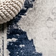 thumbnail image 6 of JONATHAN Y MODERN PERSIAN 3 x 5 Area Rug, Alhambra Ornate Medallion - Ivory/Navy, MDP400E-3, 6 of 10