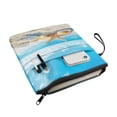 thumbnail image 2 of HELLHERO Beach Book Cover Notebook Wraps for Waterproof Reusable Polyester Fabric with Zipper and Book Protection, 2 of 8