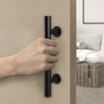 thumbnail image 5 of Wright Products Interior Barn Door Pull Handle Set, Matte Black, 5 of 12