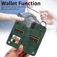 thumbnail image 5 of TECH CIRCLE For iPhone XS Max Wallet Case with Card Holder, PU Leather Kickstand Finger Grip Ring Shockproof Women Men Magnetic Protective Wallet Cover for Apple iPhone XS Max 6.5" 2018,Green, 5 of 9