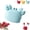 B#, variant on Crab Multifunctional Bottle Opener, Crab-Shaped 4-in-1 Multi-Tool Magnetic Magnet, Retractable Box Cutter + Mini Scissors, for Home, Office & Kitchen