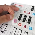 thumbnail image 3 of Riwcyla Piano Keyboard Stickers for 37/ 49/ 61/ 88 Keys Keyboards Removable Transparent Bigger Colorful Letters for Beginners Piano Learning Practice, 3 of 6