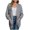 Gray, variant on Lovskoo 2024 Cardigan Sweaters for Women Open Front Trendy Long Sleeved Medium Length Comfortable Commuting Loose Fitting Oversized Winter Outerwear Tops Black
