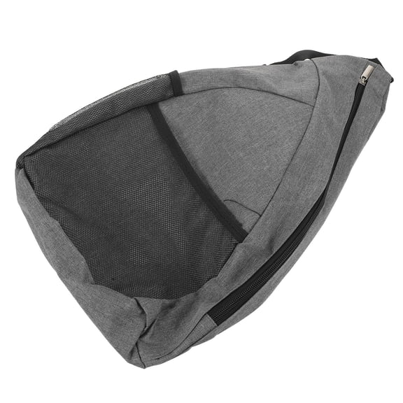 LOLIPPYY Grey Pickleball Holder with Ergonomic Strap and Tear-Resistant Oxford Fabric