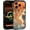Anime Microphone, variant on Compatible with iPhone 16 Pro Max Case for MagSafe, Anti-Slip Strips 2-in-1 All-Inclusive Dual-Layer Soft TPU + PC Back for Starry Night Blossom Tree