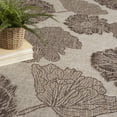 thumbnail image 5 of Nourison 5' x 7' Garden Oasis Floral Flatweave Indoor Outdoor Area Rug Natural, 5 of 9
