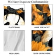 thumbnail image 4 of luoweisi Men's Beach Shorts Quick Dry Swim Trunks with Mesh Lining Panda Sunflower S, 4 of 5