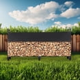 thumbnail image 4 of GloryStar Log Storage Rack with Protective Cover, Firewood Holder Suitable for Indoor or Outdoor Patio Use, 4 of 6