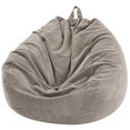 thumbnail image 1 of SZTXJ Stuffed Animal Storage Bean Bag Chair Cover 70 x 80cm (No Beans) (Gray) for Kids and Adults., 1 of 5