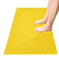 thumbnail image 5 of Haosy Yellow Bathroom Rugs Non Slip Absorbent Soft Plush Quick Dry Bath Mat, 39"x20", 5 of 8