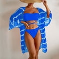thumbnail image 2 of REORIAFEE Women's Retro 50s Soft Vintage Bikini Swimsuit Resort Wear Beachwear Bikini Set Blue S, 2 of 8