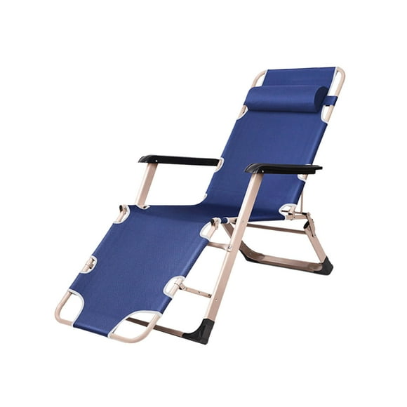 jifeng Folding Chair Foldable recliner Chair Stable Structure Garden Patio Office Lunch C