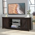 thumbnail image 2 of Costway 59" TV Stand Media Console Center w/ Storage Cabinet for 65" TV Coffee, 2 of 8