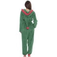 thumbnail image 5 of ketyyh-chn99 Womens Pajamas Cool Nights Pajamas for Women Sleeve Pyjamas Plush Patchwork Jumpsuits Long Zipper Women Hood With Pockets Onesie, 5 of 5