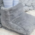 thumbnail image 4 of Chauffe-pieds Électrique Masseur Coussin Chauffant Réglages (Rose), 4 of 6