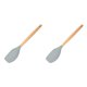thumbnail image 4 of Wosthever Utensilios de cocina de silicona Mango de Seguro de mano Antióxido Lavable Reutilizable Utensilios de cocina Accesorios de Type6 NO6, 4 of 6
