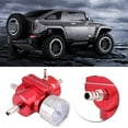 thumbnail image 1 of Fuel Pressure Regulator, Anodized Fuel Pressure Gauge 0-140PSI With Hose For Car, 1 of 8